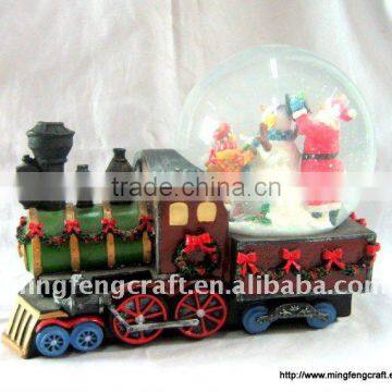 Polyresin Christmas Water Globe Decoration Craft