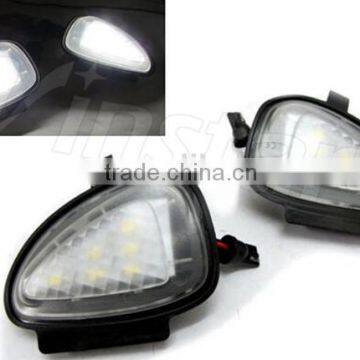 Color LED Under side mirrors Lamp car door logo light for VW accessories