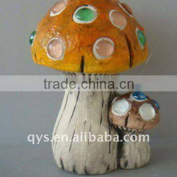 cement mushroom garden decoration