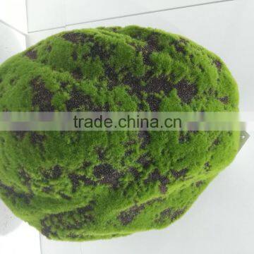 real touch artificial grass moss stone