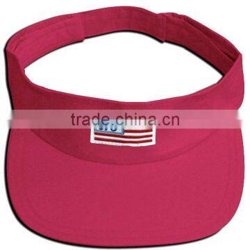 elastic back cotton sun visor