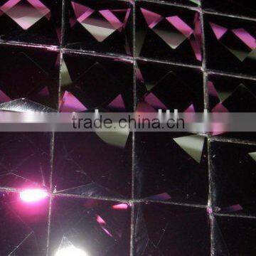 crystal mirror mosaic tile hotel wall decoration