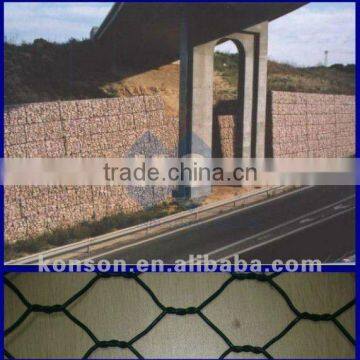 stone gabion fence