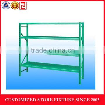 Promotional design storage rack with plate