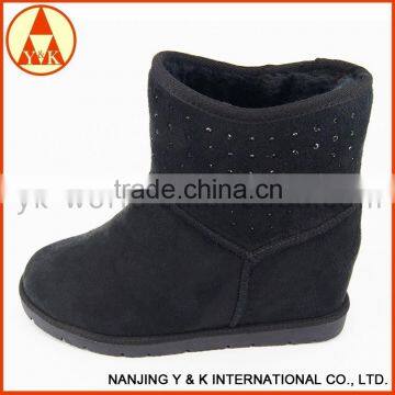 Good quality professional ball peen thigh high snow boots women