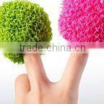 enviromental new product Polyester fiber cleaning scourer