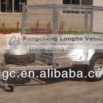 2013 heavy duty single/tandem axle utility box/cargo/cage trailer