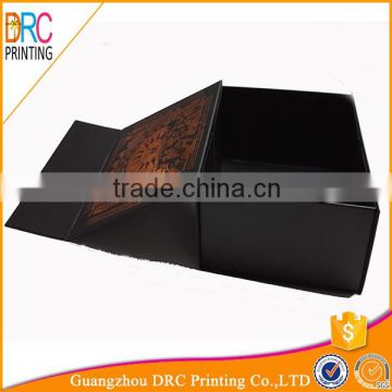 High quality black fashion folding jewelry box