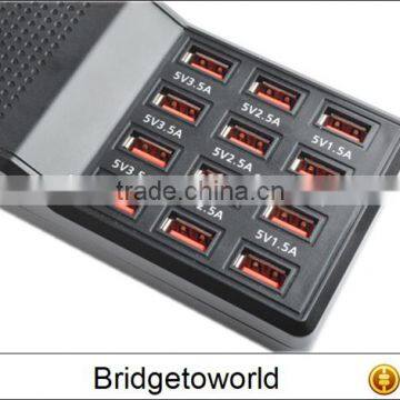 Multi Port USB Charger 10 Port USB Power Adaptor with 5 V/3.5A 2.5A 1.5A optional