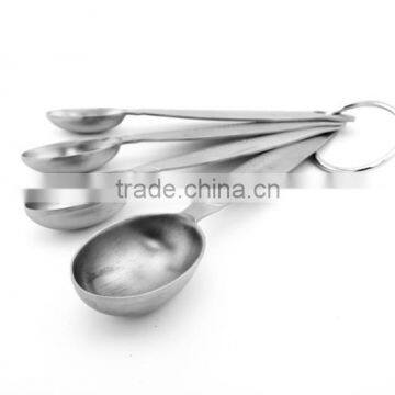Hot Sale Passed FDA or LFGB Stainless Steel 4pc Set Measuring Spoon Set photo-2