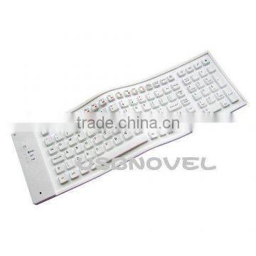 108-key cellphone bluetooth flexible keyboard