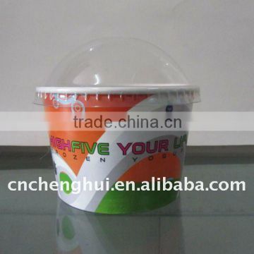 ice cream paper bowl with lid