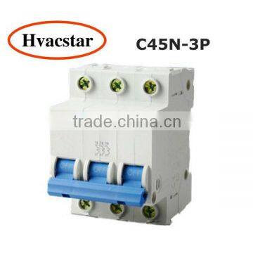 3P of C45N mini circuit breaker