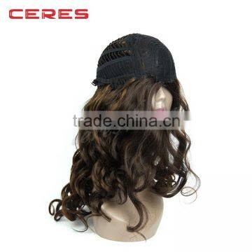 Wholesale 7A Full Lace Human Hair Wigs Natural Color Glueless Full Lace Wig With Baby Hair