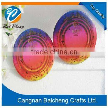 Delicate offset printing pin, hot sell button badge