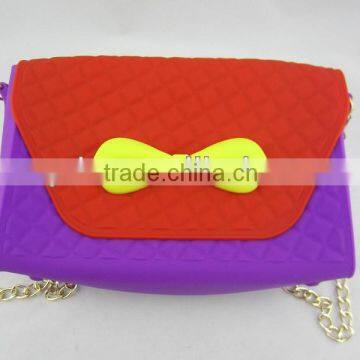 2014 Spring Summer Fashional Woman MK Candy Bags Handbags Transparent Silicone Jelly Bags.