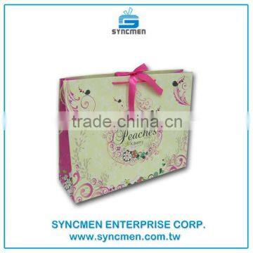 Luxury style different types shopping paper bag for clothing