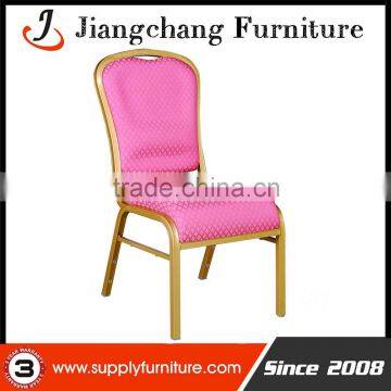 Hot sale Metal Banquet Metal Chair With Pocket on backrest For Sale JC-L38