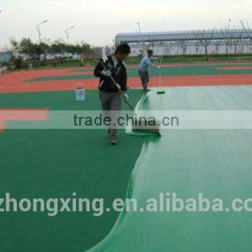 silicon floor for basketball/colorful indoor and outdoor floor