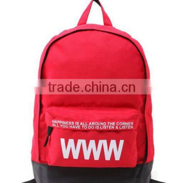 2014 newest design red color 600D backpack