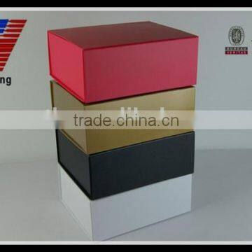 Cardboard shoes packaging paper box with various colors