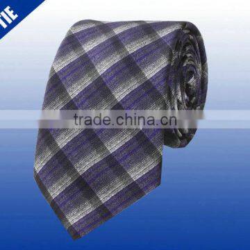 High quality mens plaid linen tie