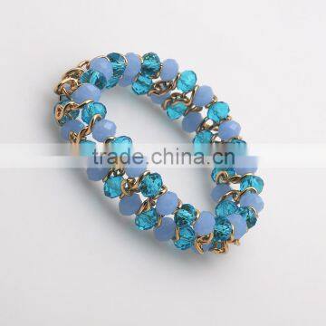 Charm Womens Bracelet Ethnic Gold Resin Jewelry Beads photo-4