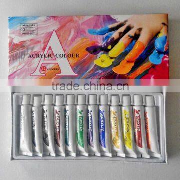 Best Selling Wholesale Cheap Portable Tube Packed Artist't Acrylic Paint