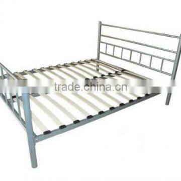 Wooden slats metal bed base double