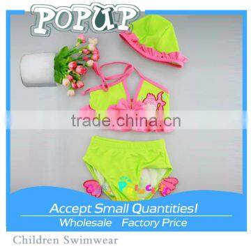 Top Selling Products Sexy Mermaid Tail Swim Printed Halter Kids Girls Bikini For 2015