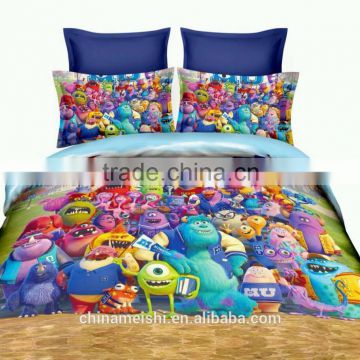 best product cartoon pattern for kids 3d printed fitted sheet set