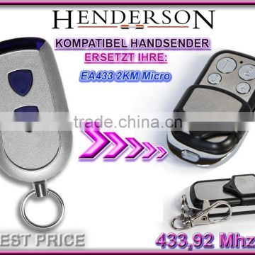 For Henderson remote EA433 2km micro compatible remore