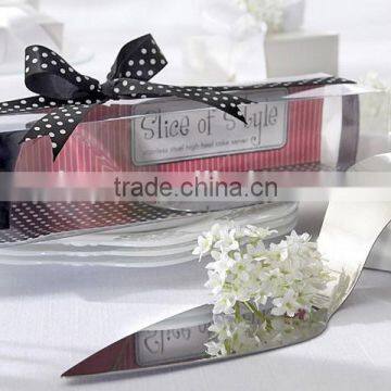 Wedding Favors Slice of Style Stainless Steel High Heel Cake Server