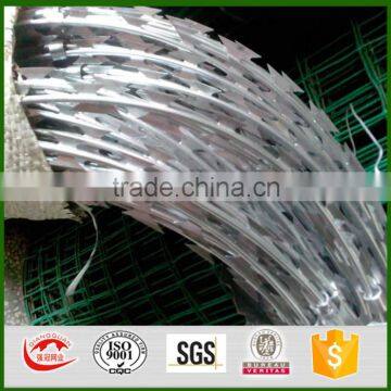 first class razor barbed wire /razor barbed wire mesh fence/razor wire prison fence