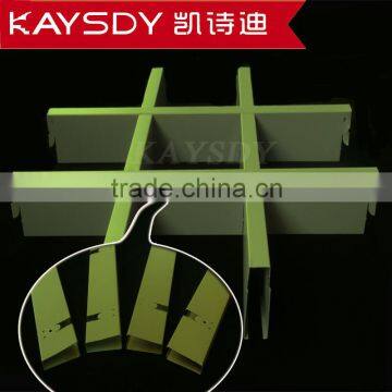 aluminium grid ceiling for airport,elevator suspended ceiling for airport