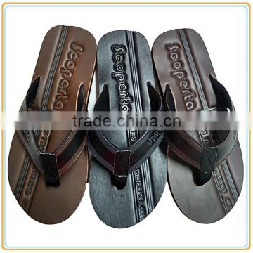 Wholesales men TPR and PU leisure flip flops