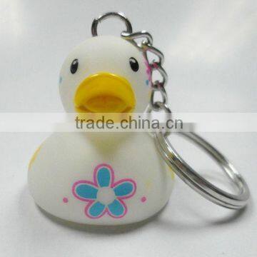 Custom bath duck keychain