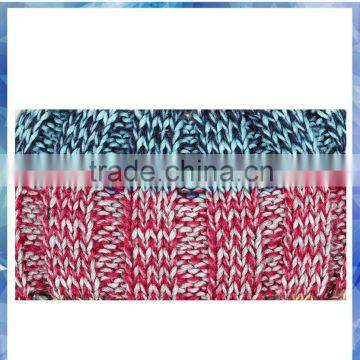 100% Acrylic Bright Space Dye Stripe Pom Beanie/knit Pom Beanie/striped Knit Beanie With Pom Pom photo-4