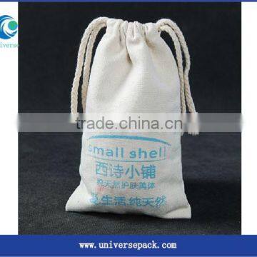 Wholesale printed white canvas pouches