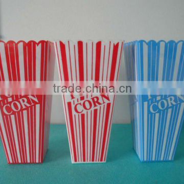 1L square plastic popcorn boxes