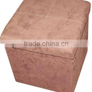 Cheaper! Brown Corduroy Folding Storage Stool/ottoman