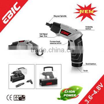 3.6V~4.8V LED Lithium-ion Battery Cordless Screwdriver/2014 New Products (SC04802)