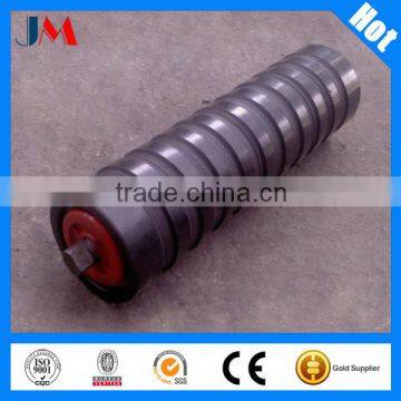 Asphalt factory Belt Conveyor parts Idler Roller with frame for sale