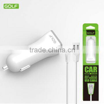 Portable Cheap Car Charger 5V 1A Single Car Charger With 1 USB Port GOLF Easy Use Car Charger