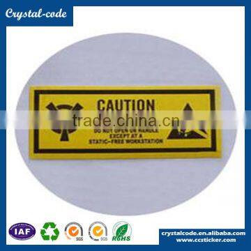 Eco-friendly Screen Printable Heat Resistant Warning Label for Indoor Banner photo-6