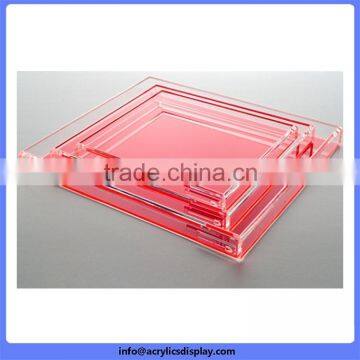 China Gold Manufacturer Supreme Quality Pop Acrylic Table Trays photo-5