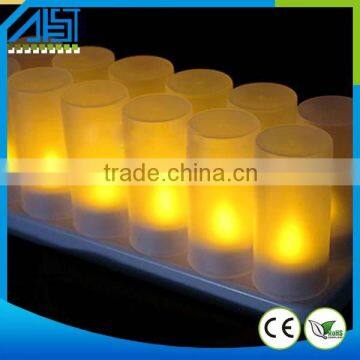 12Pcs Flameless Rechargeable Tea Light Candle