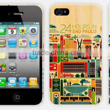 3d sublimation blank mobile phone case protective case For iPhone 4s