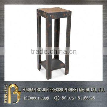 China wholesaler customized ornamental flowerpot display rack, metal planter fabrication