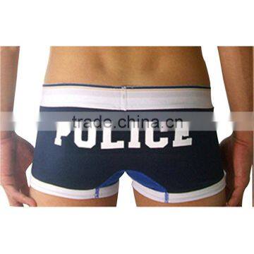 Summer New Style Cotton Men's Cotton Boxer Shorts Underwear Men US POLICE Print Personality Design Boxer Shorts
